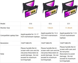 Draagbare monitor 13,3-inch FHD