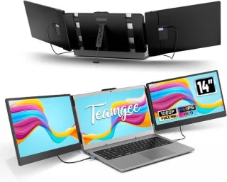 Draagbare monitor 14 inch full hd ips zwart