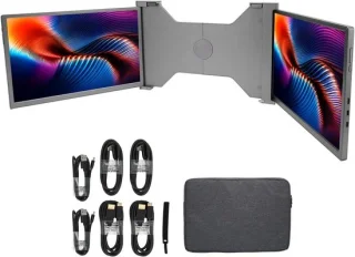 Draagbare monitor 14 inch zilver