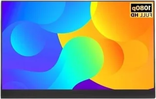 Draagbare monitor 14 inch zwart