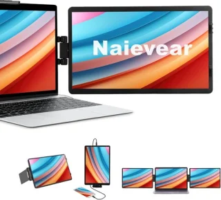 Draagbare monitor 14,1 inch zwart