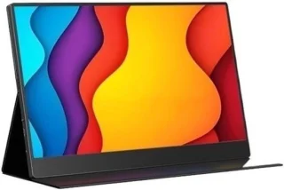 Draagbare monitor 15 inch zwart