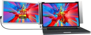 Draagbare monitor 15,4 inch zwart