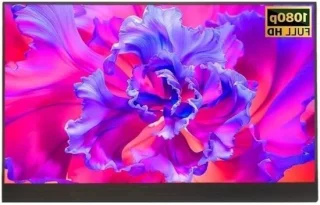 Draagbare monitor 156 inch zilver
