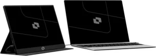 Draagbare monitor 156 inch zwart