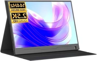Draagbare monitor 15.6 inch zwart