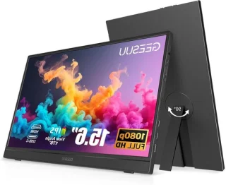 Draagbare monitor 15,6 inch - Zwart