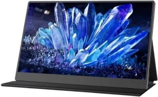 Draagbare monitor 156 inch zwart