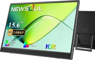 Draagbare monitor 156 inch zwart