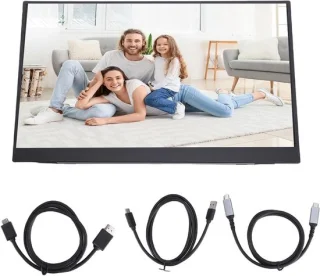 Draagbare monitor 15.6 inch zwart