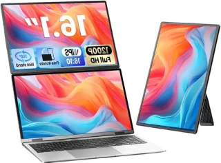 Draagbare monitor 16.1 inch fhd zwart