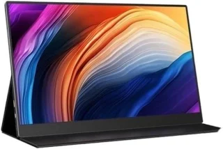 Draagbare monitor extern beeldscherm 15.6 inch zwart