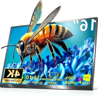 Draagbare monitor - extern scherm - 16 inch - zwart