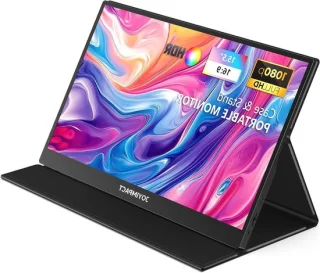 Draagbare monitor zwart