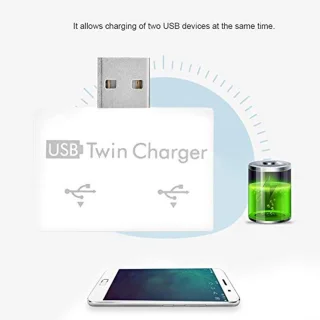 Draagbare USB 2.0 Hub 2-poorts