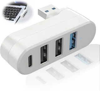 Draaibare USB-C Hub