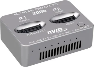 Dual-Bay M.2 NVMe SSD Kloner Dockingstation