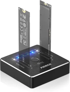 Dual M.2 NVMe/SATA SSD Dockingstation