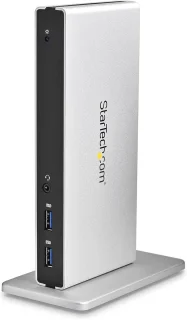 Dual-monitor dockingstation voor laptop