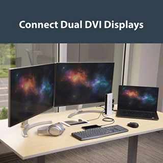 Dual-monitor dockingstation