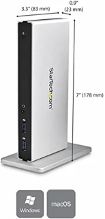 Dual-monitor USB 3.0 dockingstation voor Mac en Windows