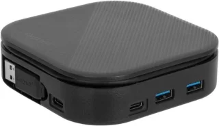 Duale FHD HDMI reis dockingstation zwart