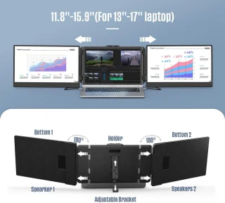 Dubbele Draagbare Monitor Extender