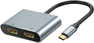 Dubbele monitor adapter - USB-C hub