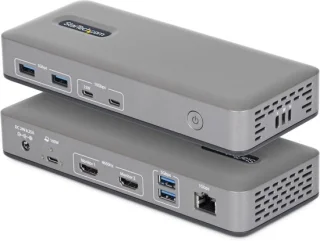 Dubbele monitor dock USB-C hub