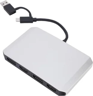 Dubbele Monitoradapter USB-C naar HDMI & DisplayPort