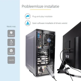 DVI naar DisplayPort Adapter
