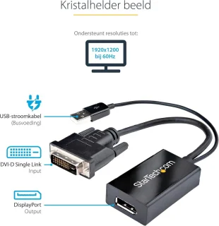 DVI naar DisplayPort Adapter