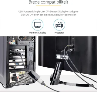 DVI naar DisplayPort Adapter