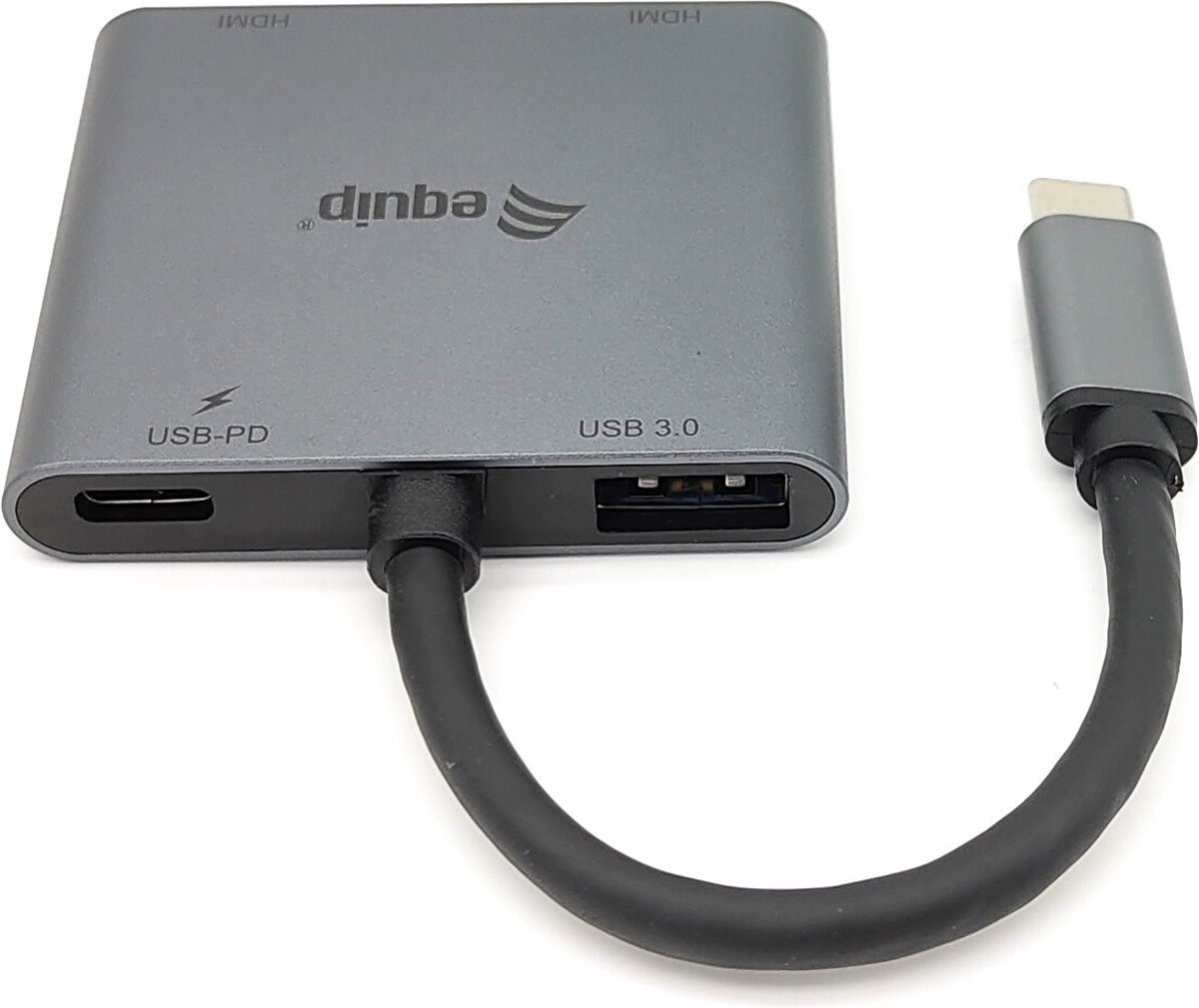 Equip 133484 USB Type-C Hub 3.2 Gen 1 Zilver