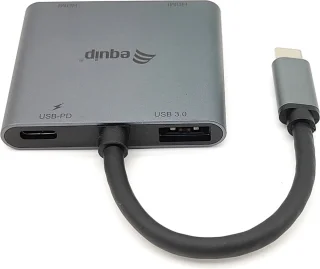 Equip 133484 USB Type-C Hub 3.2 Gen 1 Zilver