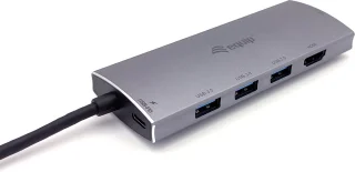 Equip USB-C (mannelijk) 7-in-1 Adapter/Dockingstation