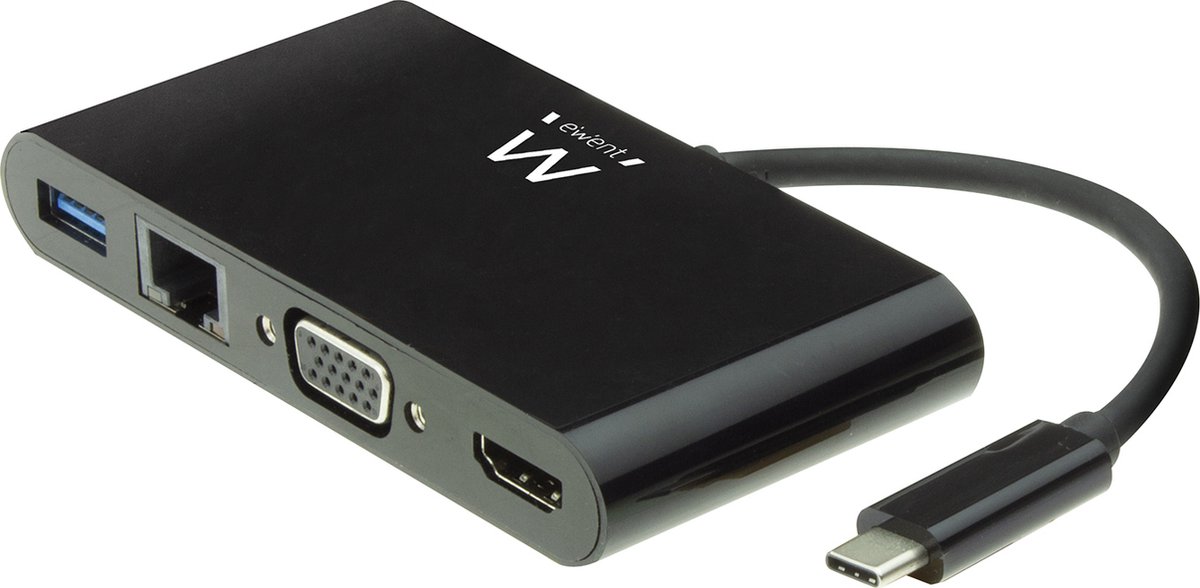 EW9827 USB-C multiport adapter HDMI VGA Ethernet USB hub