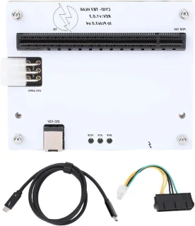 Externe GPU Dock PCIe 16x - 1m kabel - Zwart