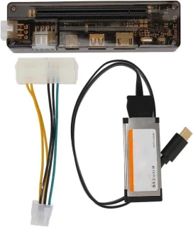Externe grafische kaart dock PCIe X16 zwart