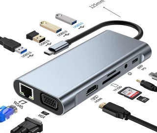 Ferfito Aluminium 11-in-1 USB-C Hub