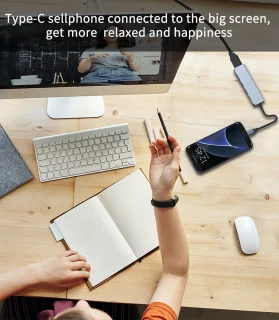 Ferfito Aluminium 6-in-1 USB-C Hub