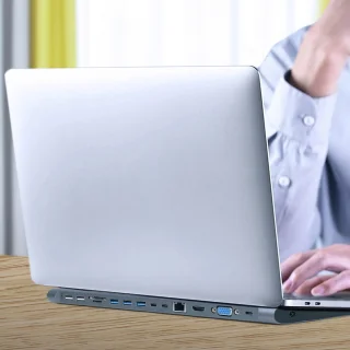 GEMBIRD USB Hub A-CM-COMBO9-01 Grey