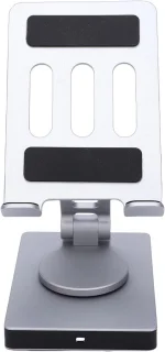 Generic tablet docking station 8-in-1 type-c hub aluminium grijs