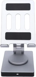 Generic tablet docking station 8-in-1 type-c hub aluminium grijs