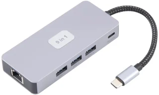 gijrs 9-in-1 USB-C Docking Station Hub