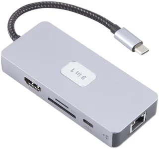gijrs 9-in-1 USB-C Docking Station Hub