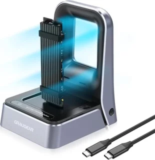 GRAUGEAR M2 SSD Docking Station USB4 NVMe 40Gbps
