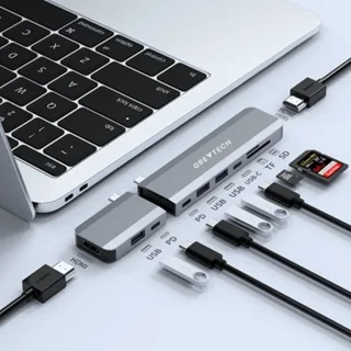 GREYTECH 10 in 1 USB C Docking station – Spacegray
