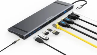 Greytech 11-in-1 USB C Docking Station voor Laptop