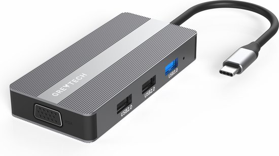 Greytech USB-C Laptop Docking Station SpaceGray